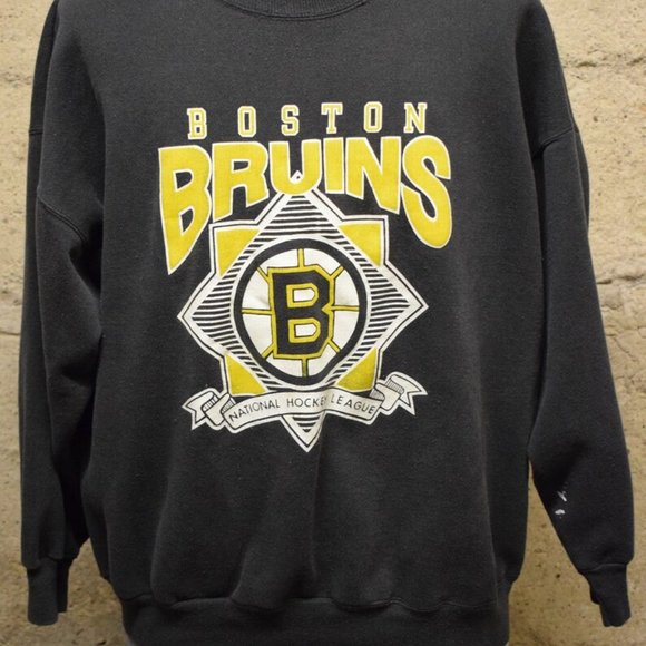 Vintage retro 1998 N HL Boston Bruins Crewneck Sweatshirt 90's shirt tee - Picture 1 of 2
